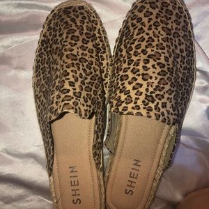 Leopard print mules SHEIN